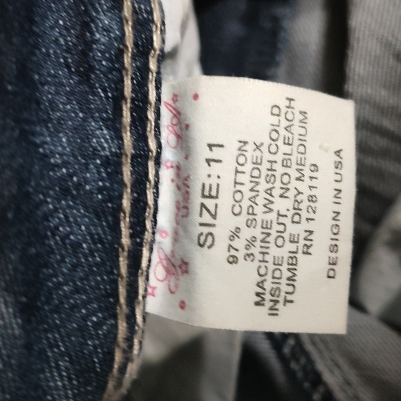 Grace in la Jeans embellished pockets bootcut size 11 - Picture 7 of 9